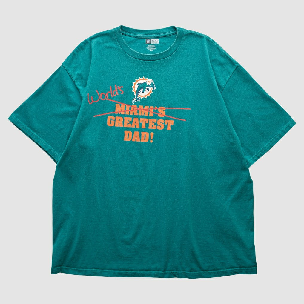 Miami Dolphins NFL 2010s T-shirt - Teal Vintage sale