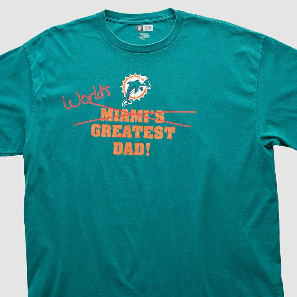 Miami Dolphins NFL 2010s T-shirt - Teal Vintage sale