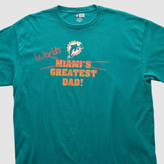 Miami Dolphins NFL 2010s T-shirt - Teal Vintage sale