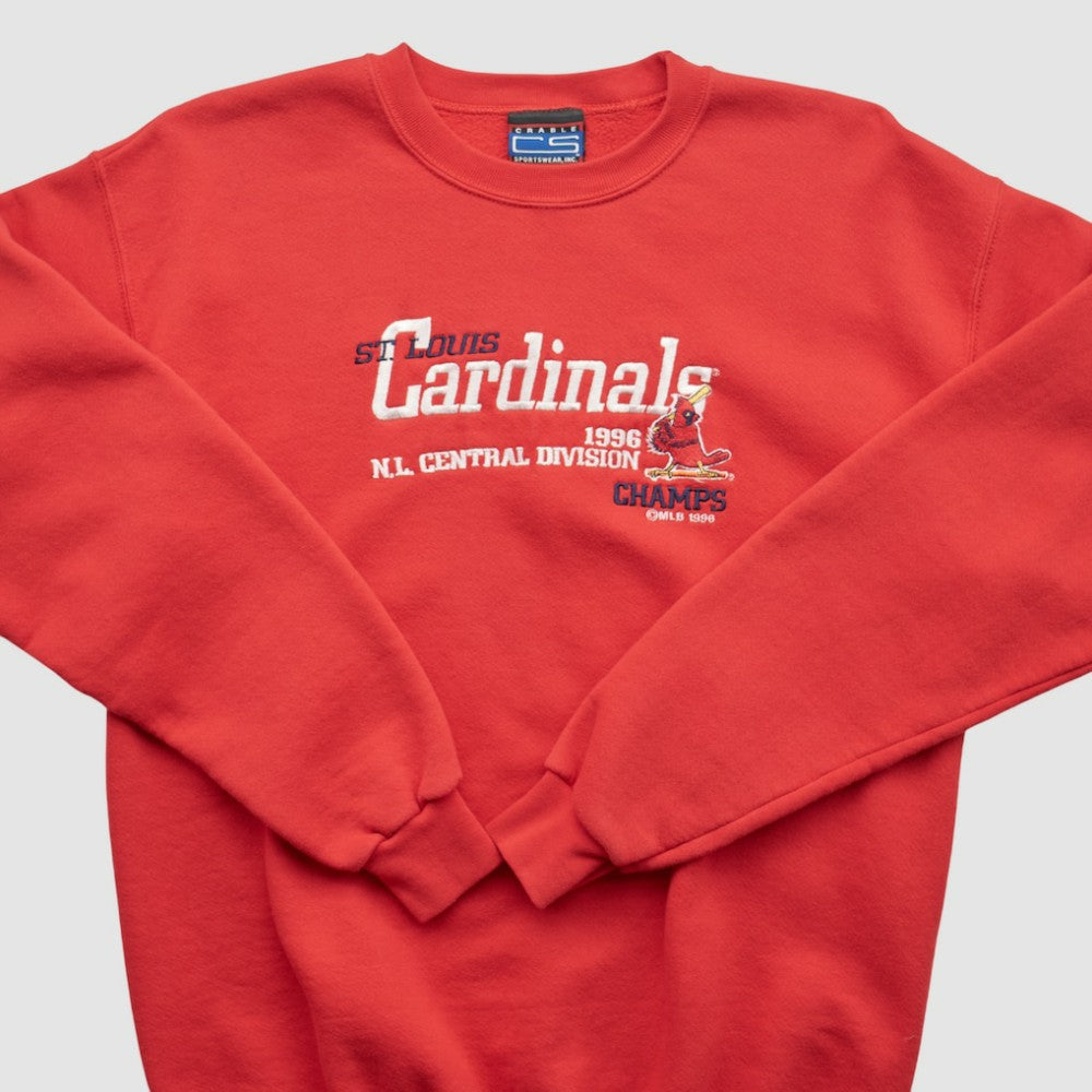 St. Louis Cardinals CS Sportswear 1996 Pullover Sweatshirt - Red Vintage