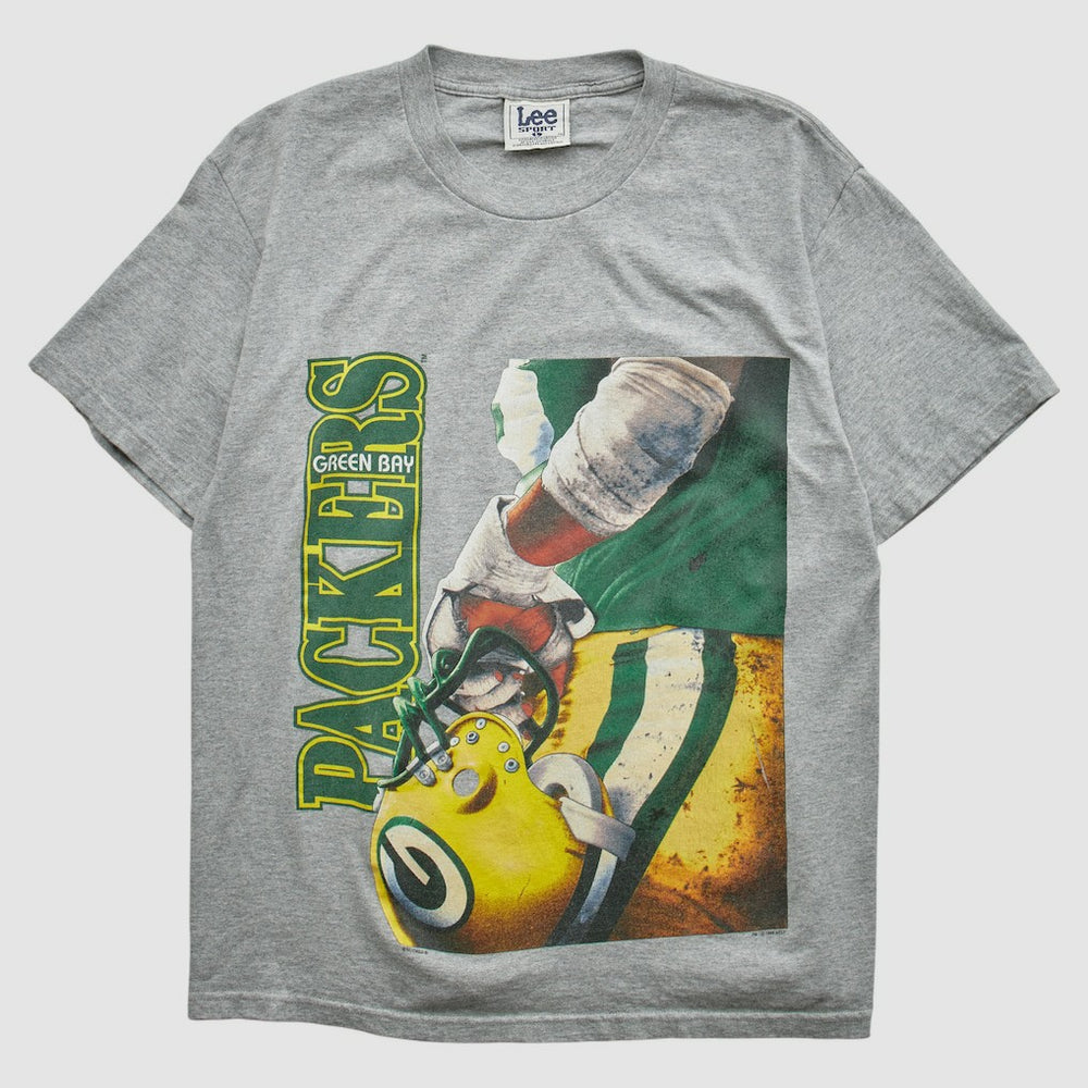 Green Bay Packers Lee Apparel 90s T-shirt - Heather Gray Vintage online