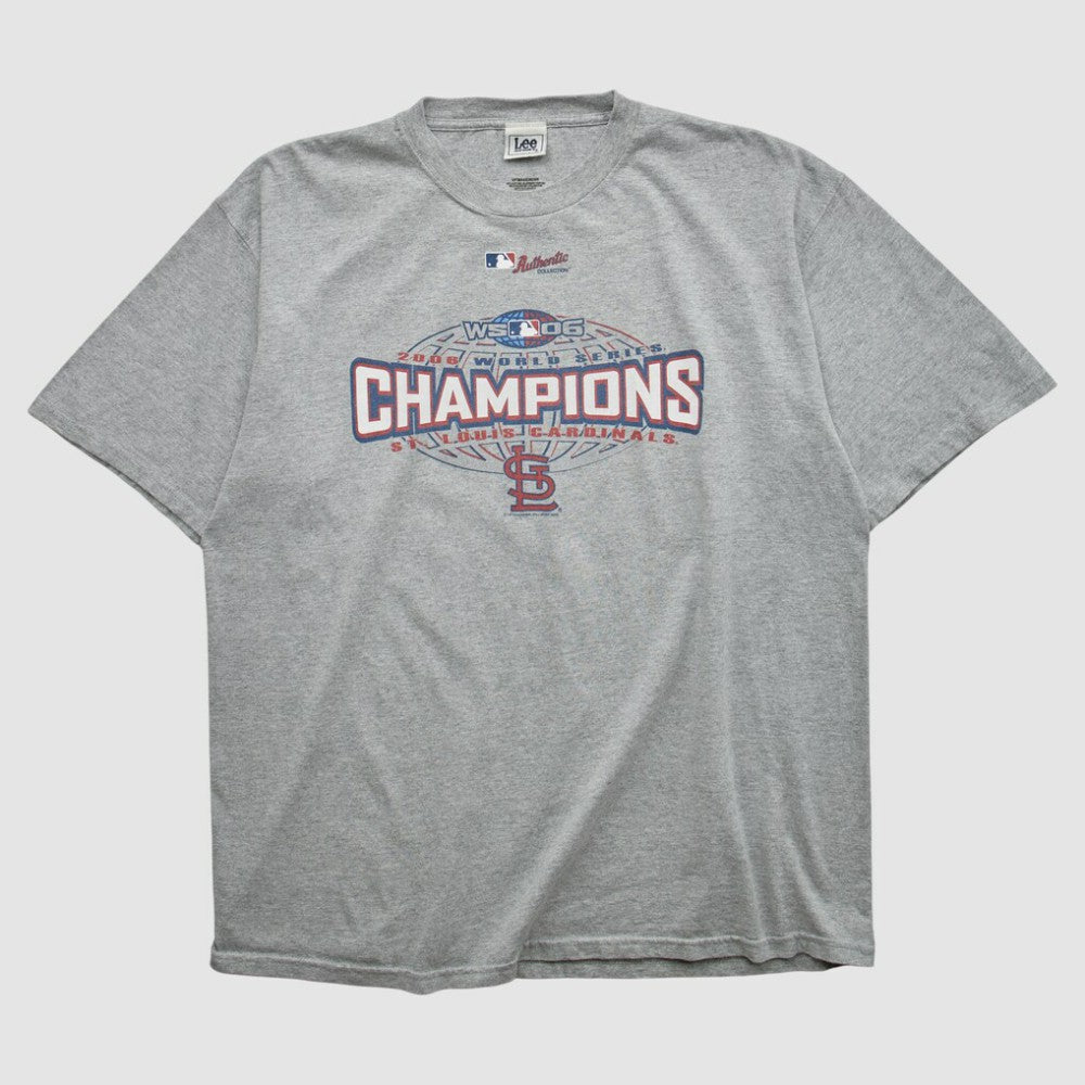 St. Louis Cardinals Lee Apparel 2006 T-shirt - Heather Gray Vintage