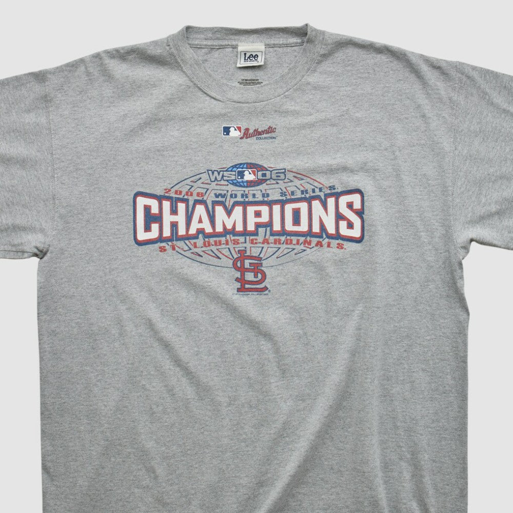 St. Louis Cardinals Lee Apparel 2006 T-shirt - Heather Gray Vintage