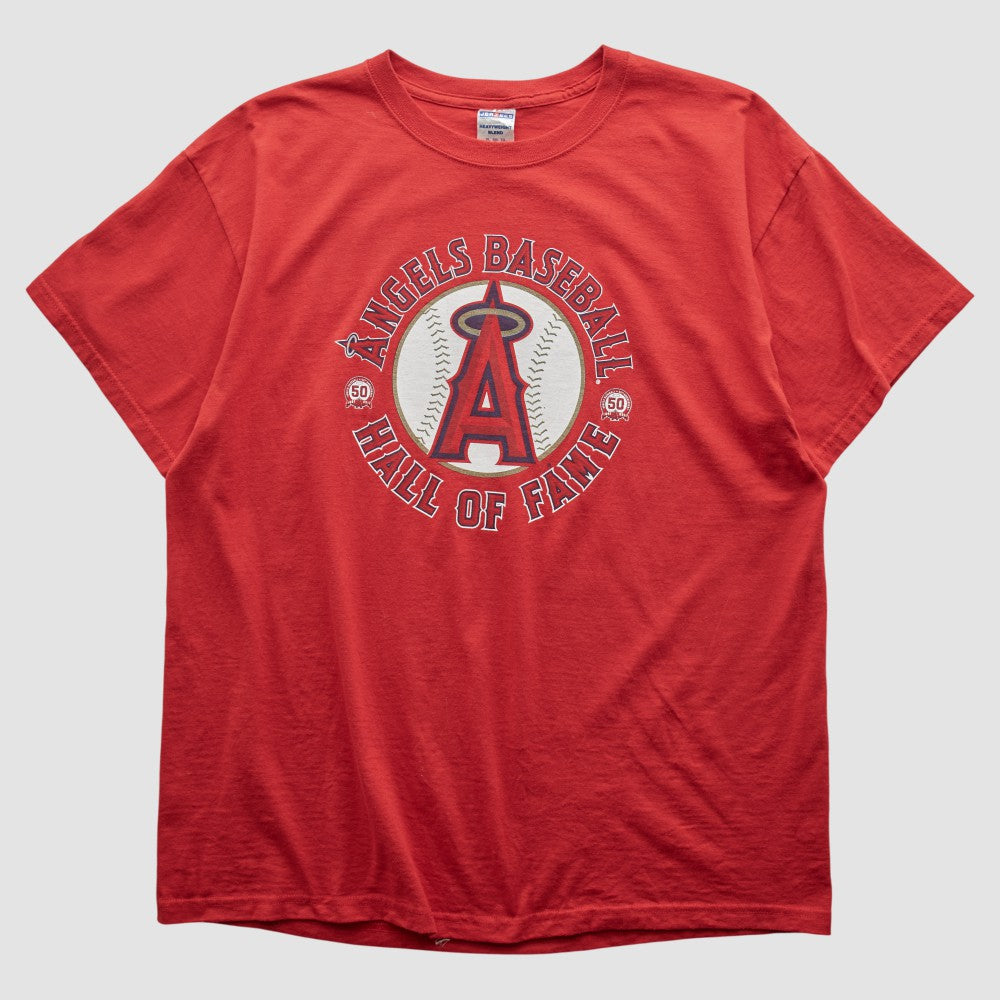 Los Angeles Angels Jerzees 2011 T-shirt - Red Vintage