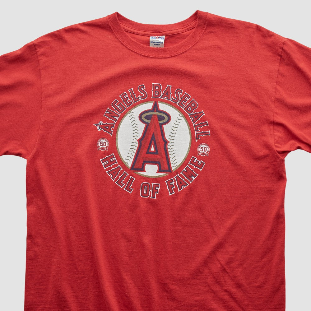 Los Angeles Angels Jerzees 2011 T-shirt - Red Vintage