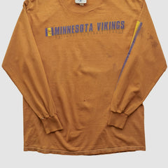 Minnesota Vikings Lee Apparel 2000s Long Sleeve T-shirt - Brown Vintage for sale