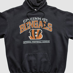 Cincinnati Bengals NFL 2010s Hooded Pullover Sweatshirt - Black Vintage discount