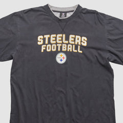 Pittsburgh Steelers Reebok 2010s Long Sleeve T-shirt - Black Vintage on sale