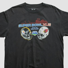 Superbowl XLIII NFL 2009 T-shirt - Black Vintage online