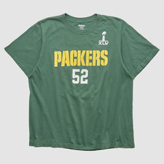 Green Bay Packers Reebok 2011 T-shirt - Green Vintage outlet