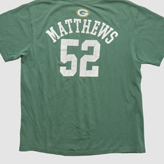 Green Bay Packers Reebok 2011 T-shirt - Green Vintage outlet