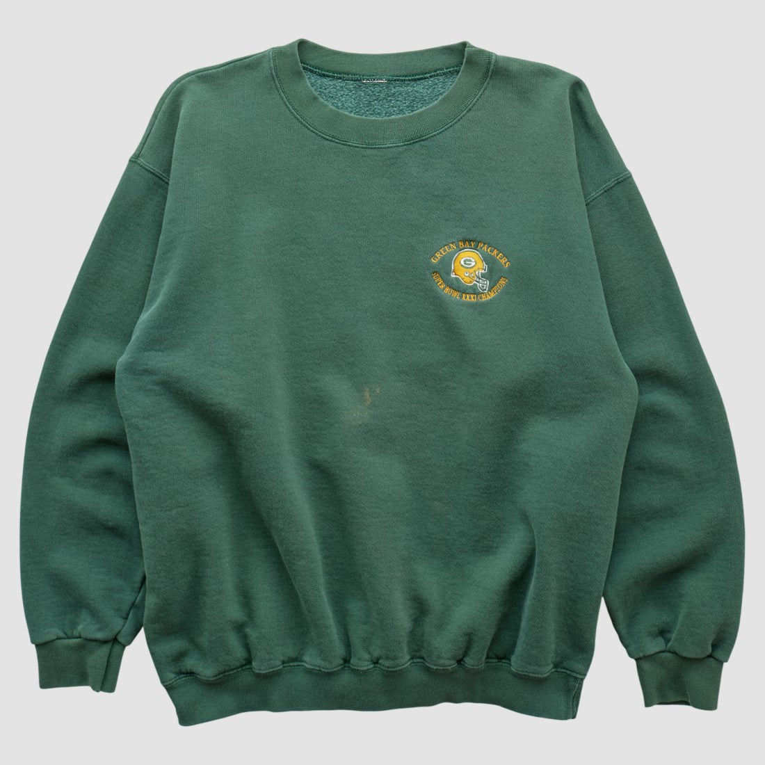 Green Bay Packers 1997 Sweatshirt - Green Vintage sale