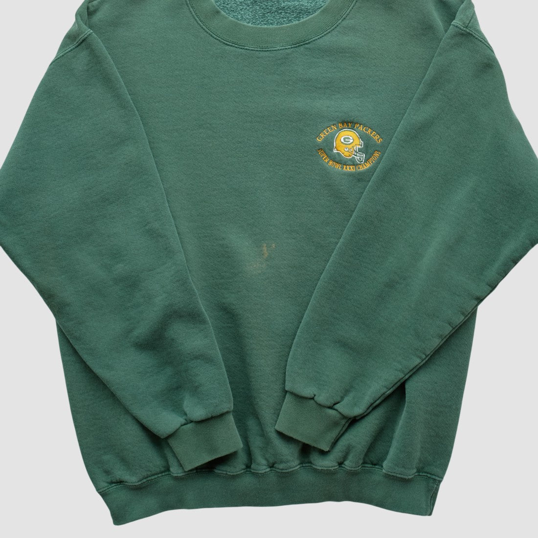 Green Bay Packers 1997 Sweatshirt - Green Vintage sale
