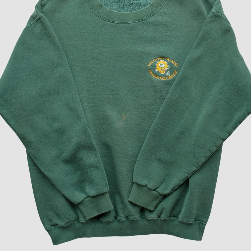 Green Bay Packers 1997 Sweatshirt - Green Vintage sale