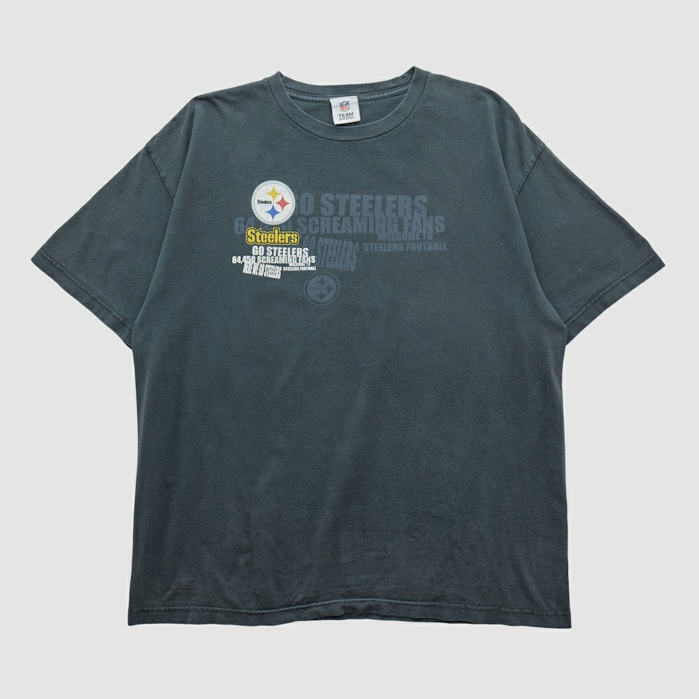 Pittsburgh Steelers NFL 2010s T-shirt - Charcoal Vintage for sale