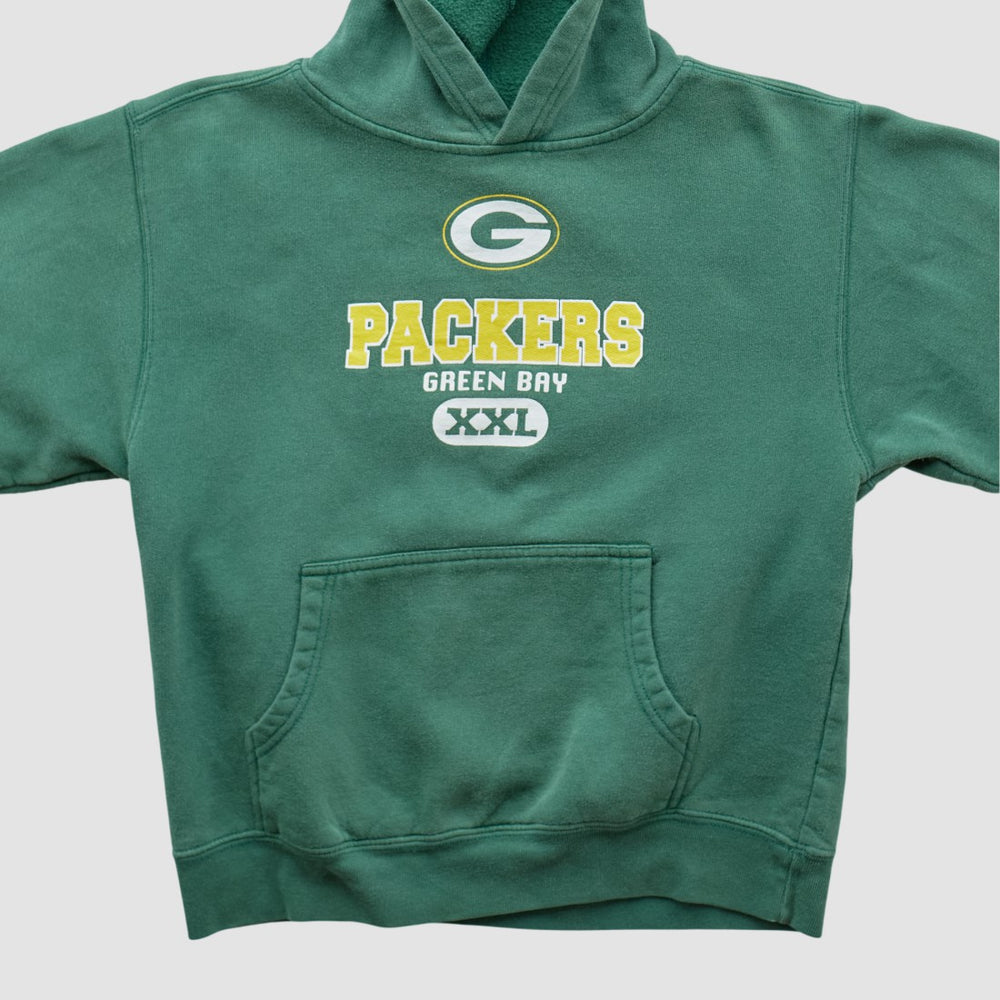 Green Bay Packers NFL 2000s Hooded Sweatshirt - Green Vintage outlet