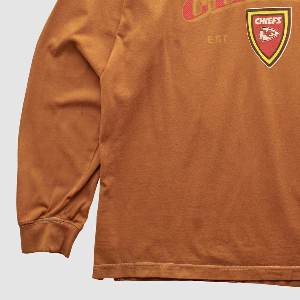 Kansas City Chiefs NFL 2000s Pullover Sweatshirt - Brown Vintage discount