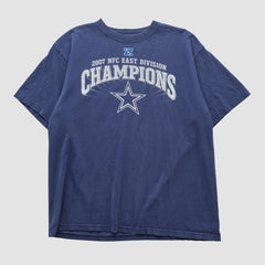 Dallas Cowboys Reebok 2007 T-shirt - Navy Vintage outlet