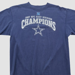 Dallas Cowboys Reebok 2007 T-shirt - Navy Vintage outlet
