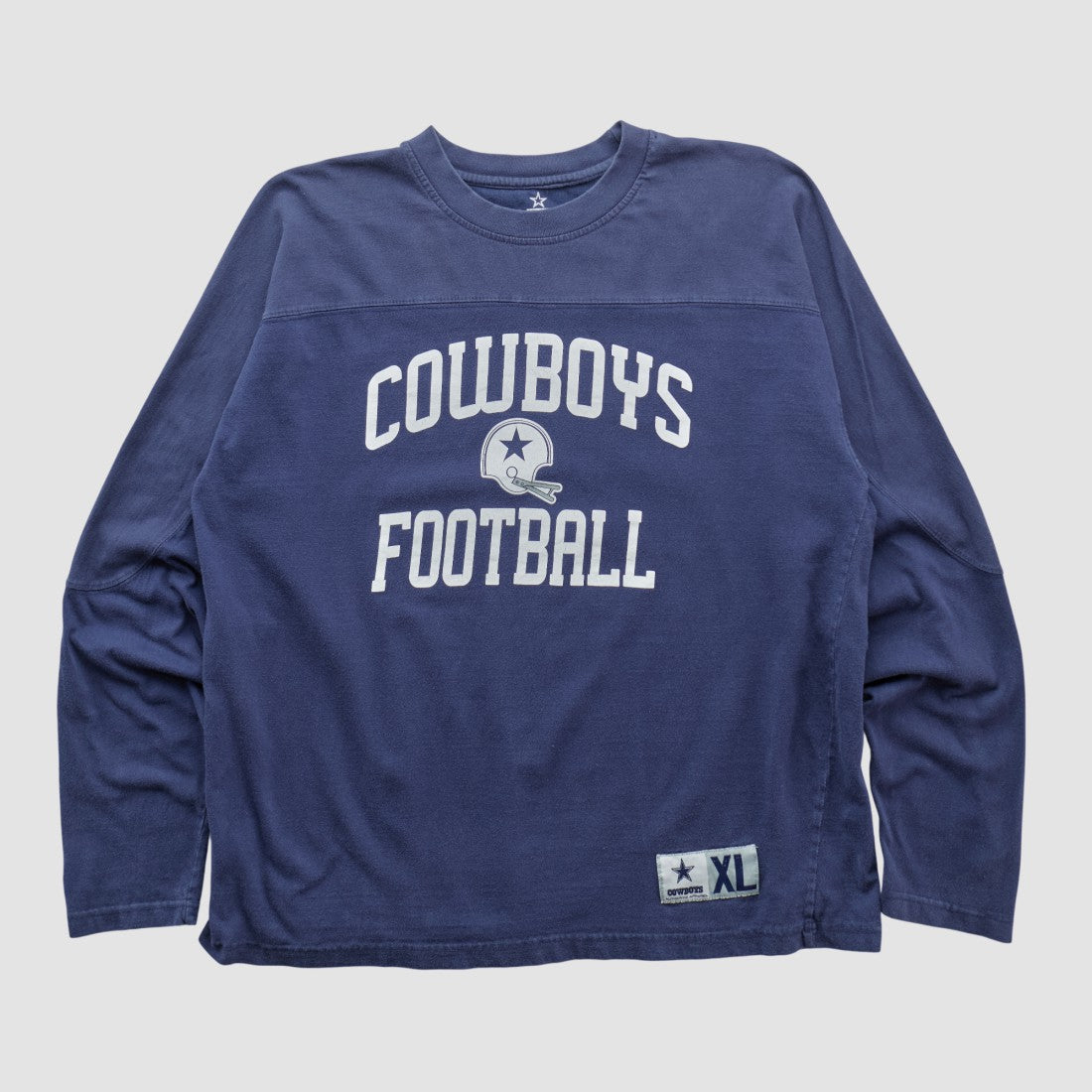 Dallas Cowboys Cowboys Authentic Apparel 2000s Long Sleeve T-shirt - Navy Vintage cheap