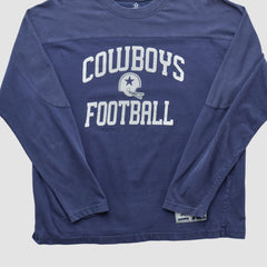 Dallas Cowboys Cowboys Authentic Apparel 2000s Long Sleeve T-shirt - Navy Vintage cheap