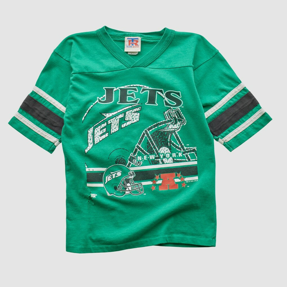 New York Jets Team Rated 90s T-shirt - Green Vintage online