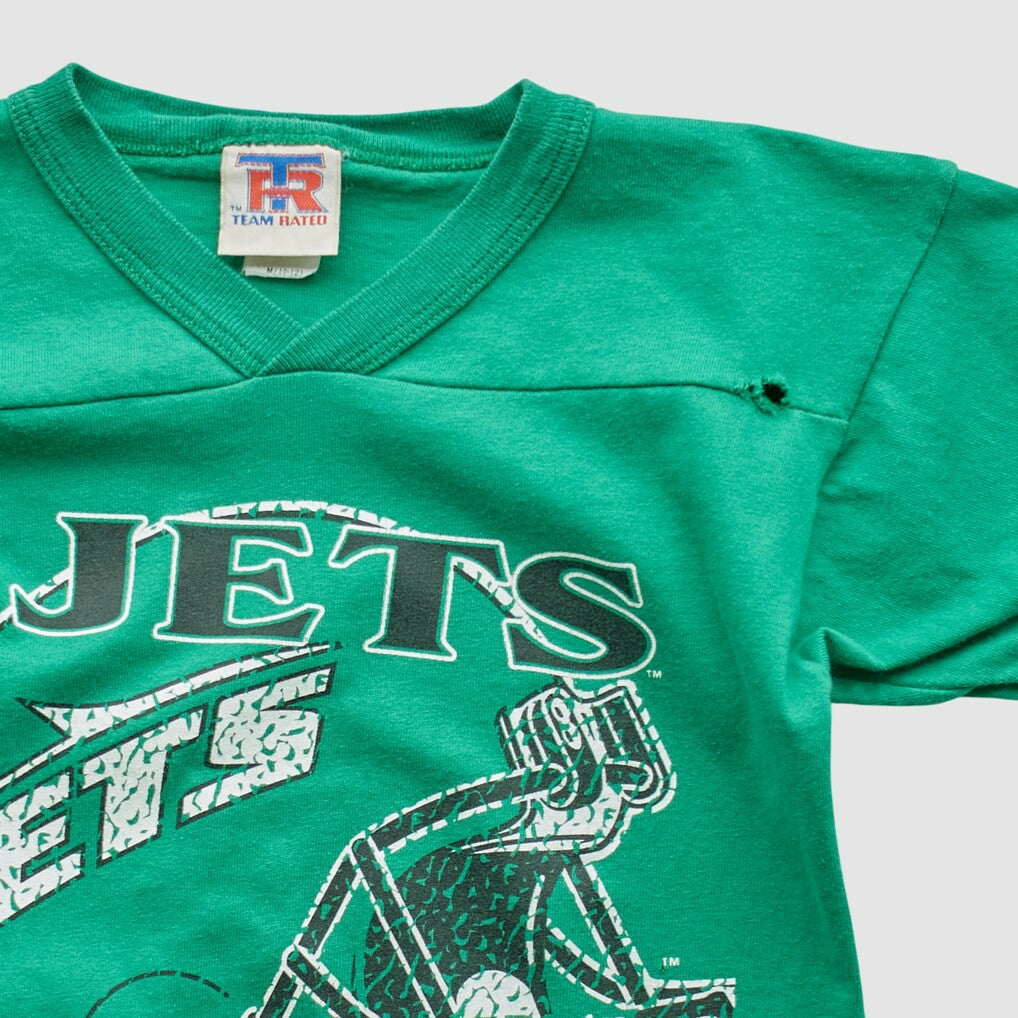 New York Jets Team Rated 90s T-shirt - Green Vintage online