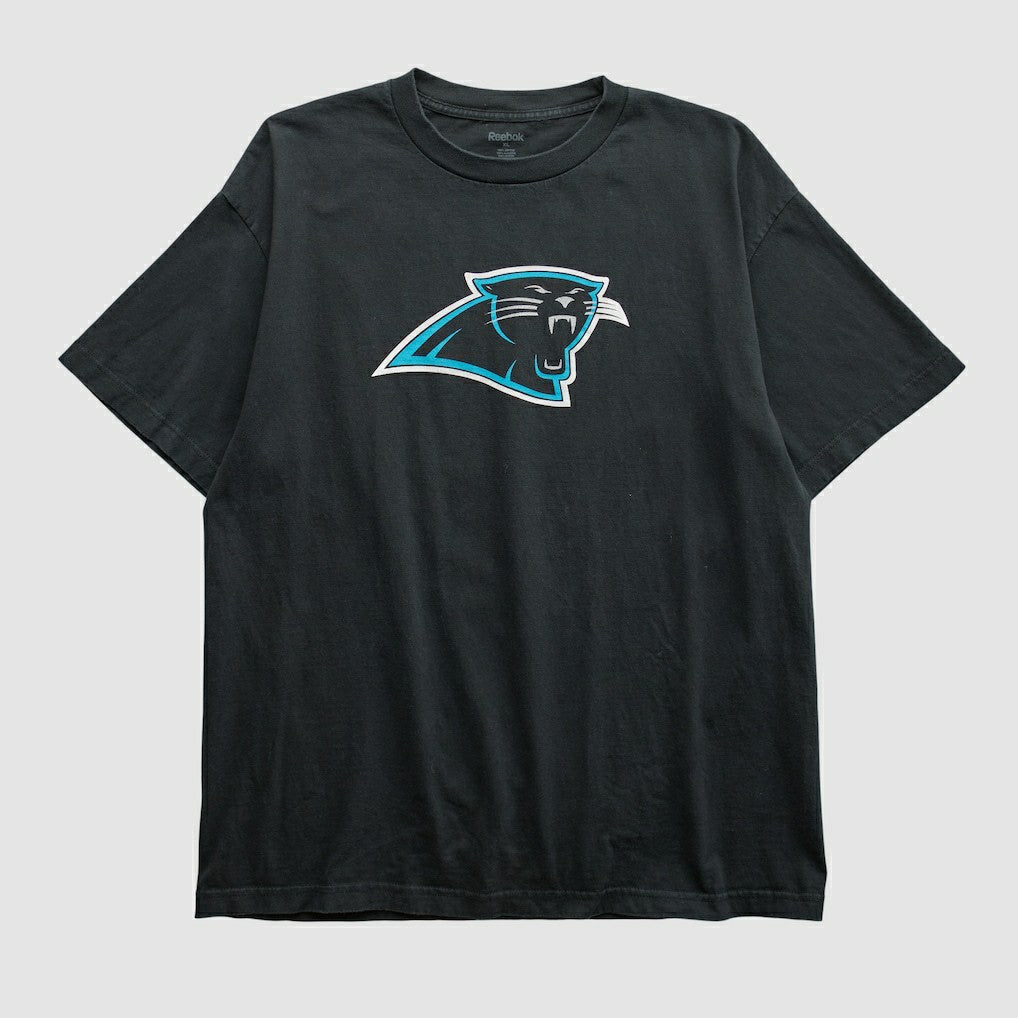Carolina Panthers Reebok 2000s T-shirt - Black Vintage discount