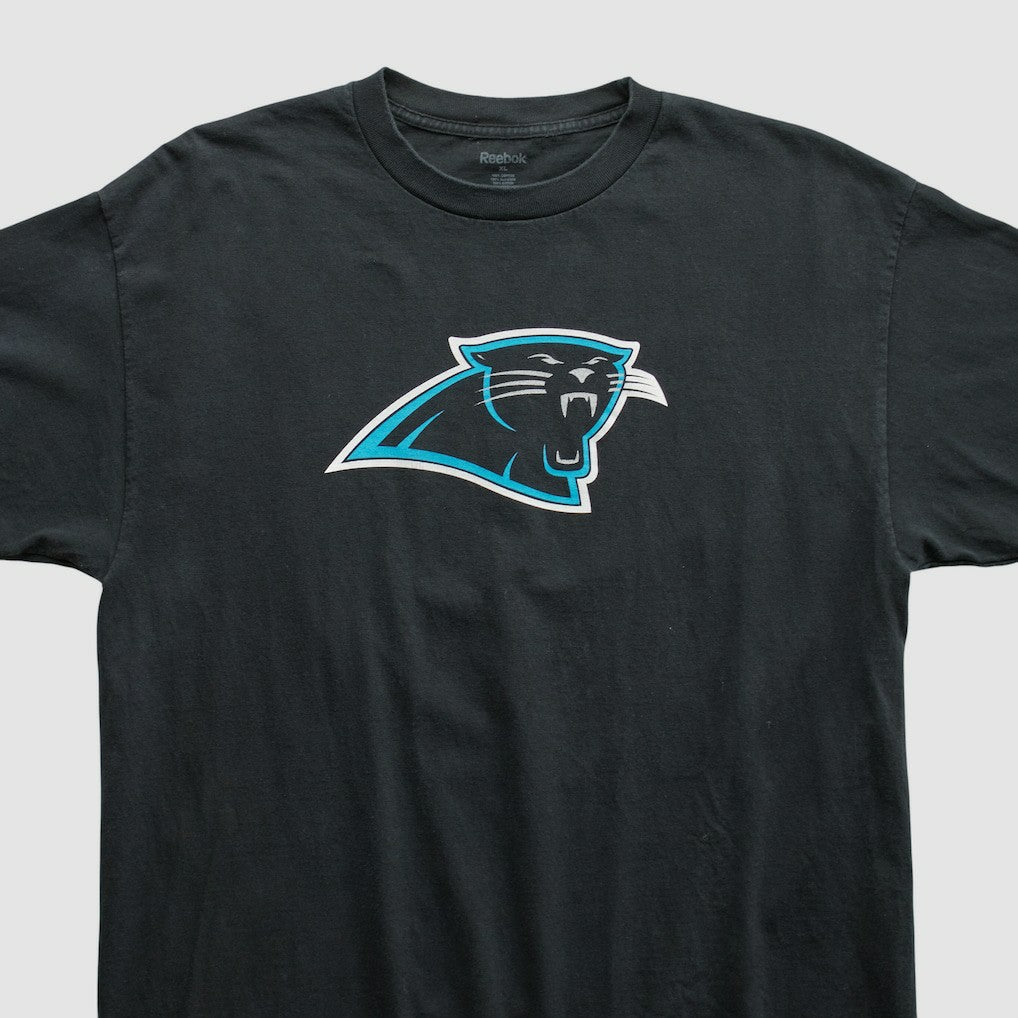 Carolina Panthers Reebok 2000s T-shirt - Black Vintage discount