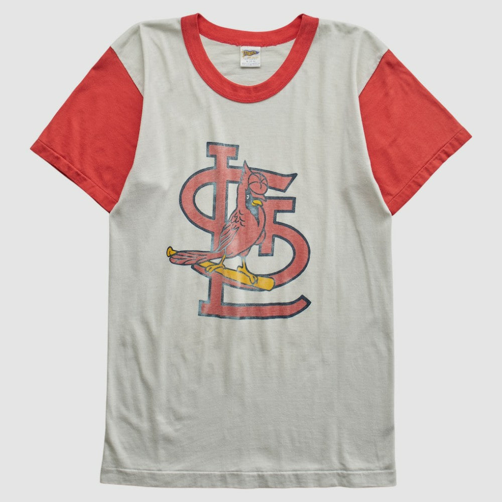St. Louis Cardinals Trench 90s T-shirt - White Vintage