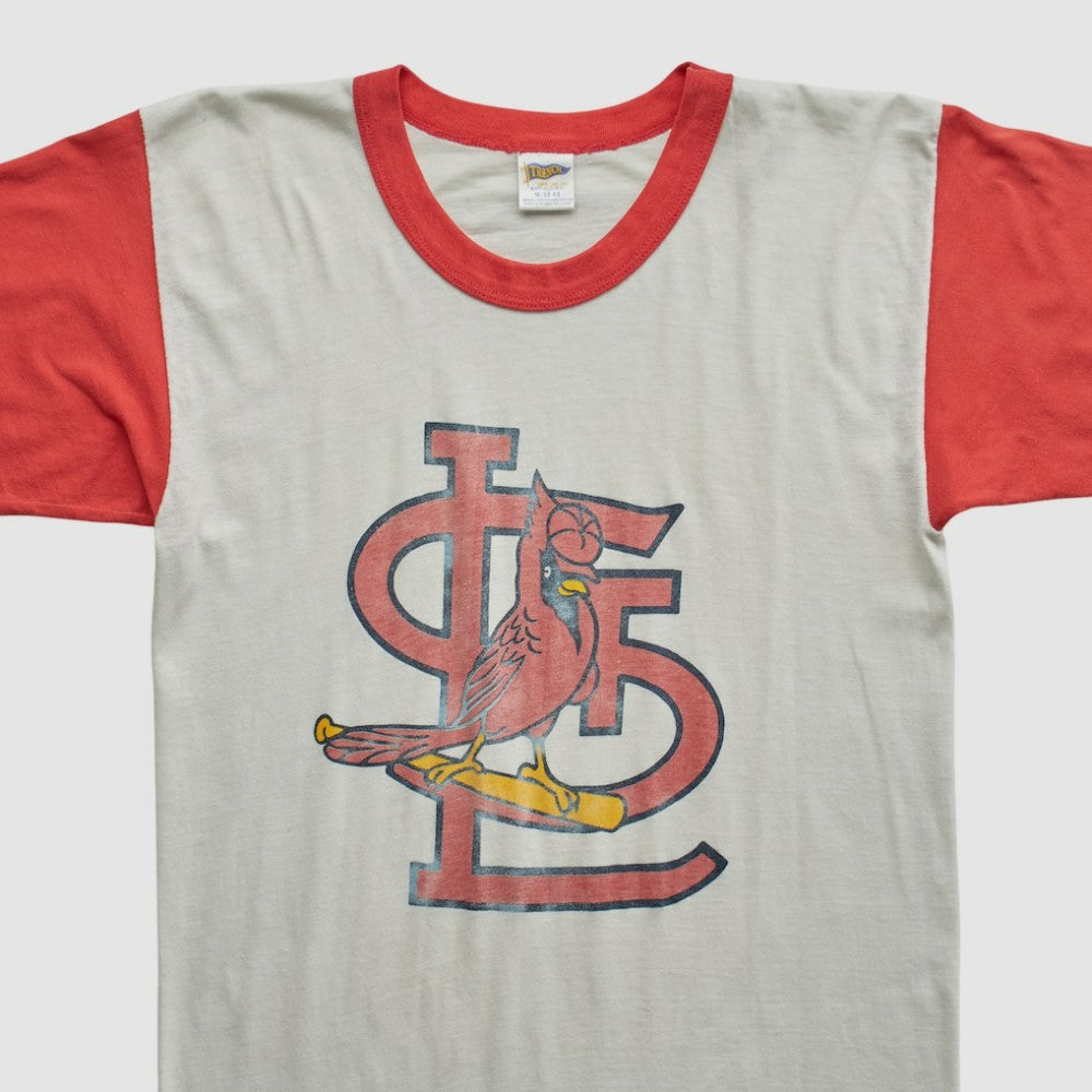 St. Louis Cardinals Trench 90s T-shirt - White Vintage