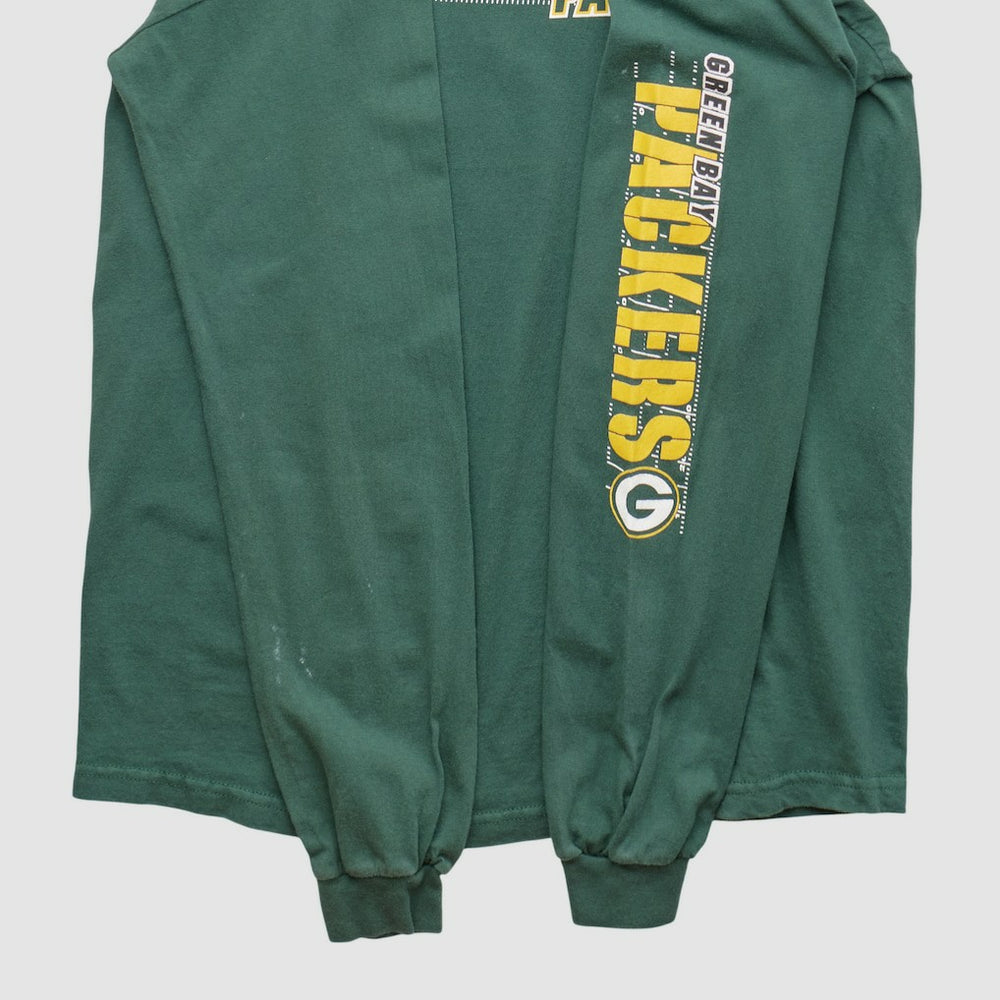 Green Bay Packers NFL 2000s Long Sleeve T-shirt - Green Vintage online