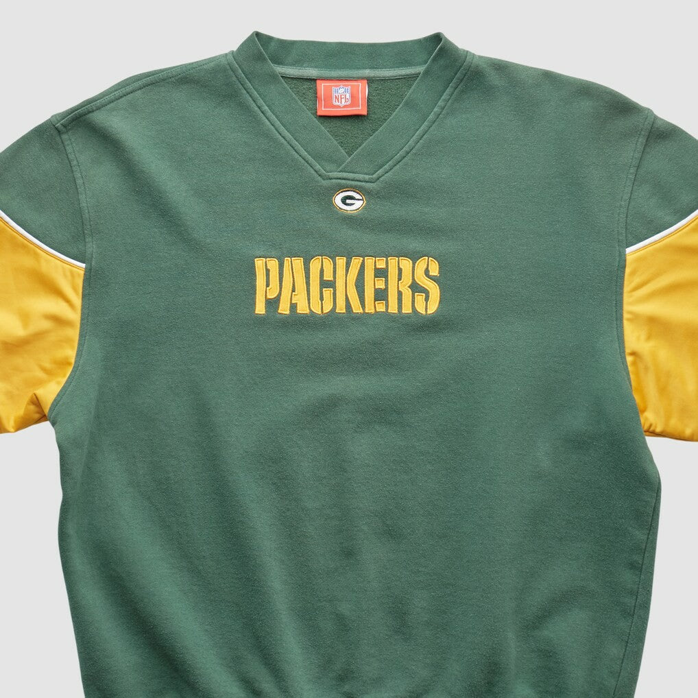 Green Bay Packers NFL 2000s Pullover Sweatshirt - Green Vintage cheap