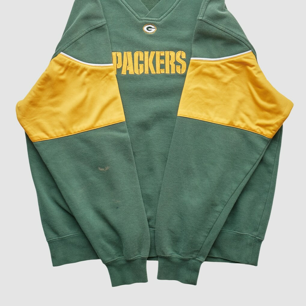 Green Bay Packers NFL 2000s Pullover Sweatshirt - Green Vintage cheap