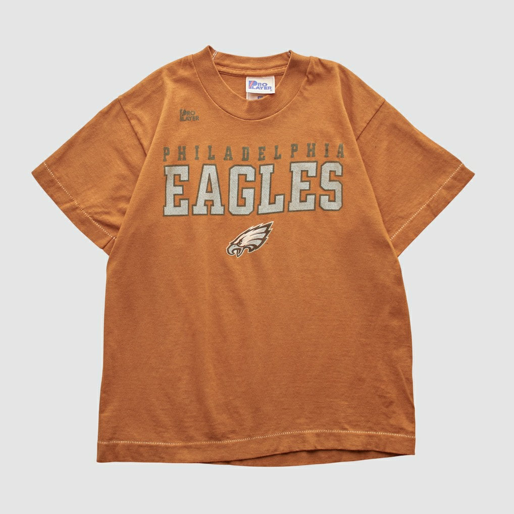 Philadelphia Eagles Pro Player 90s T-shirt - Orange Vintage on sale