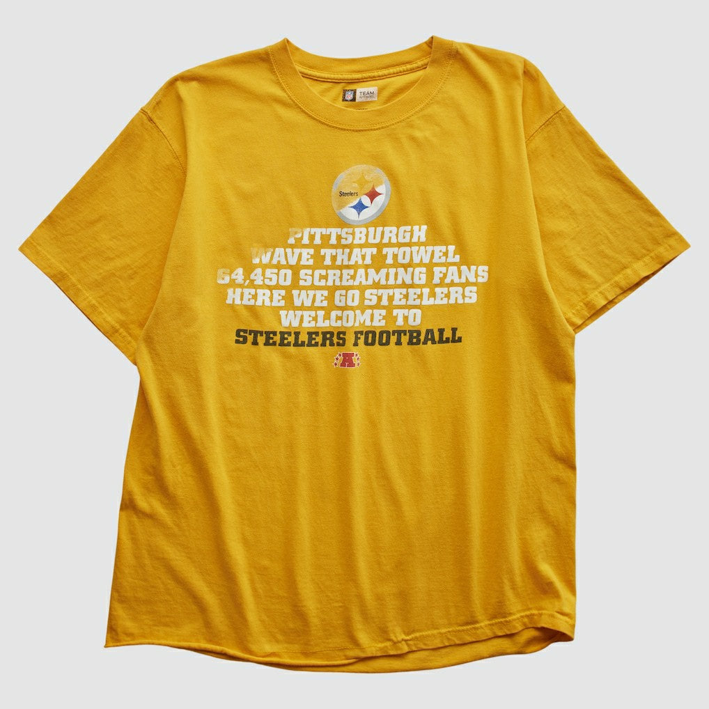 Pittsburgh Steelers NFL 2010s T-shirt - Yellow Vintage discount