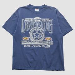 Dallas Cowboys Hanes 1996 T-shirt - Navy Vintage online