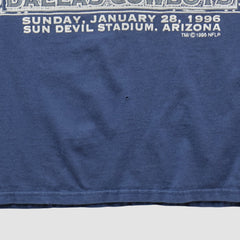 Dallas Cowboys Hanes 1996 T-shirt - Navy Vintage online