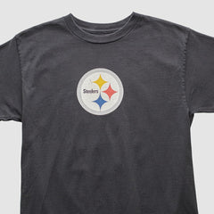 Pittsburgh Steelers Reebok 2000s T-shirt - Charcoal Vintage for sale