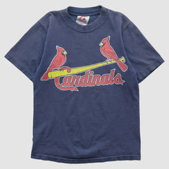 St. Louis Cardinals Majestic 2000s T-shirt - Navy Vintage