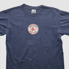 Boston Red Sox Majestic 2000s T-shirt - Navy Vintage