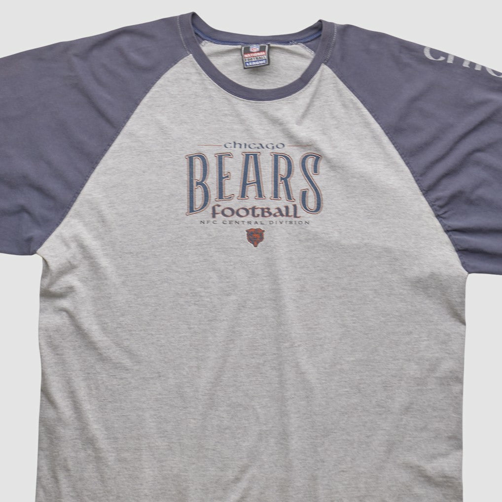 Chicago Bears NFL 2000s Long Sleeve T-shirt - Heather Gray Vintage for sale