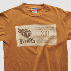 Tennessee Titans Champion 2000s Long Sleeve T-shirt - Brown Vintage sale