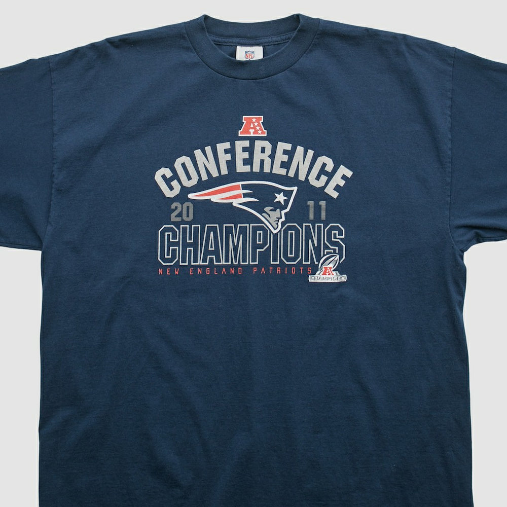 New England Patriots NFL 2011 T-shirt - Navy Vintage discount