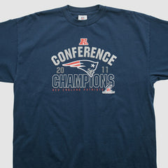 New England Patriots NFL 2011 T-shirt - Navy Vintage discount