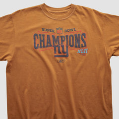 New York Giants Reebok 2008 T-shirt - Orange Vintage on sale