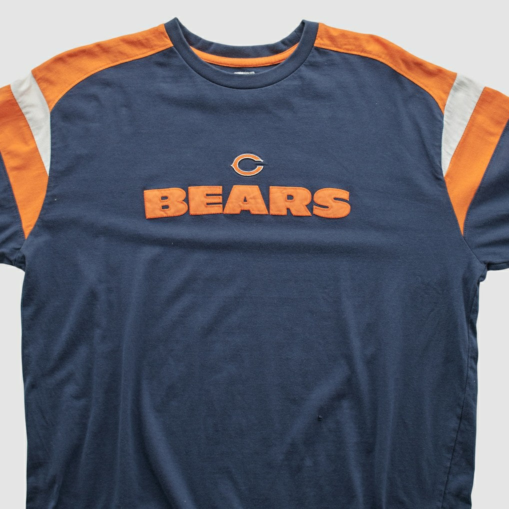 Chicago Bears NFL 2000s Long Sleeve T-shirt - Navy Vintage on sale