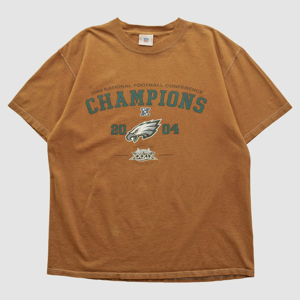 Philadelphia Eagles NFL 2004 T-shirt - Brown Vintage outlet