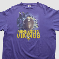 Minnesota Vikings Logo Athletic 90s Long Sleeve T-shirt - Purple Vintage on sale