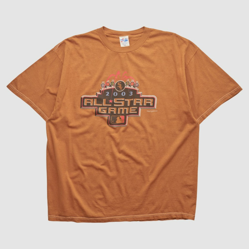 MLB All-Star Game Majestic 2003 T-shirt - Orange Vintage
